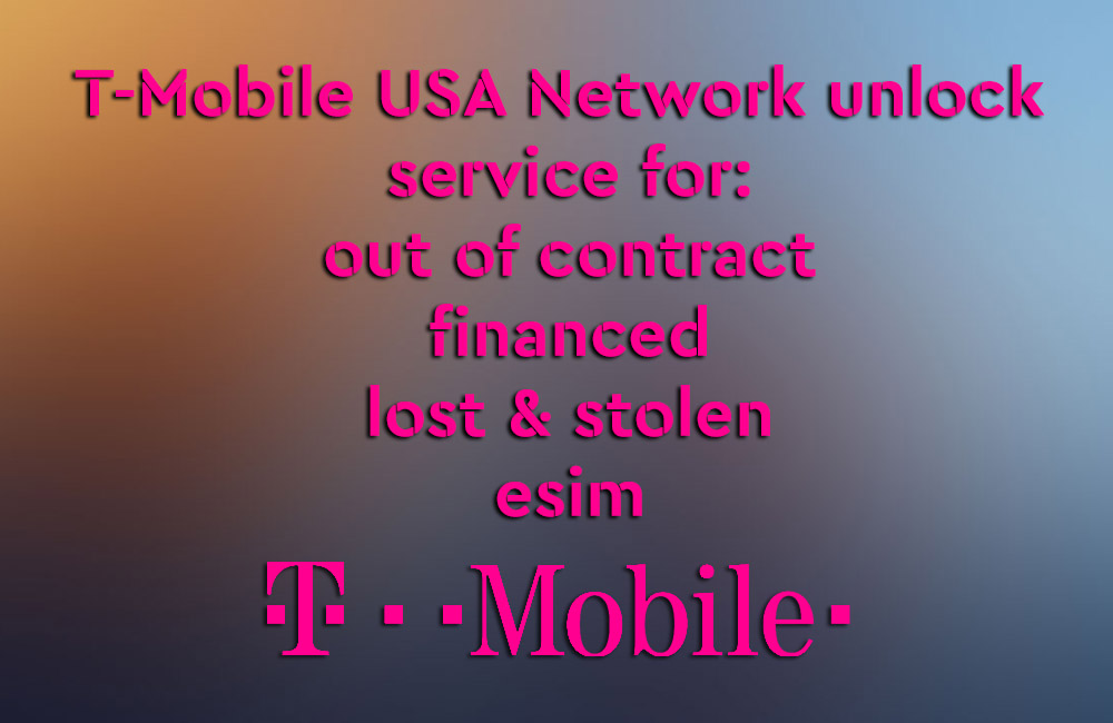 T-Mobile unlock
